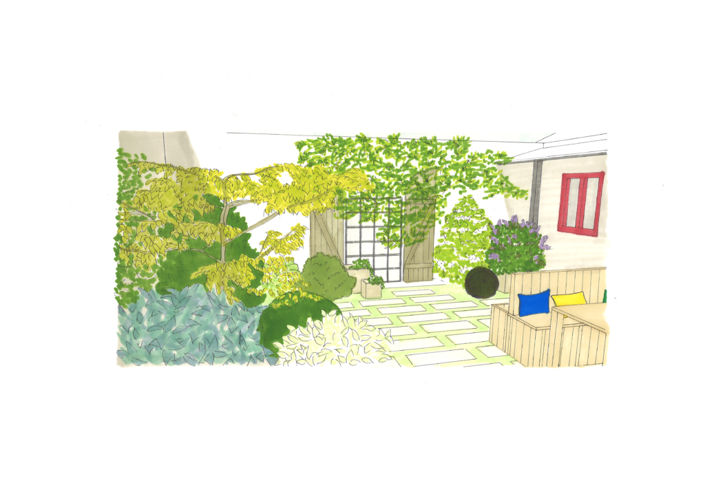 Inviter la nature au milieu de bâtiments industriels-Une réalisation Jardins Appliqués